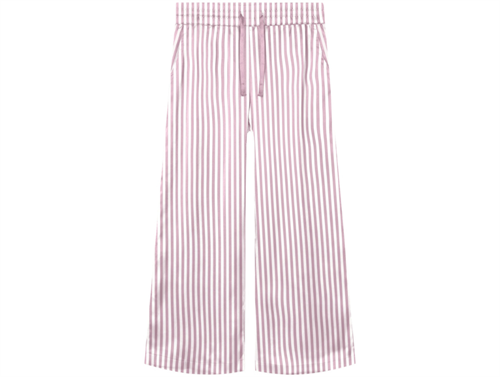 Name It corsage/bright white striped pajama satin pants