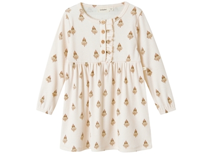 Lil Atelier dress turtledove with lemons  