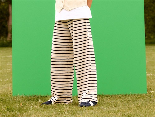 Name It pants summer sand and navy blazer stripes viscose