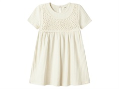 Lil' Atelier dress turtledove with crocheted chest piece  