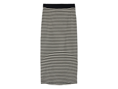 Name It black striped long slim skirt