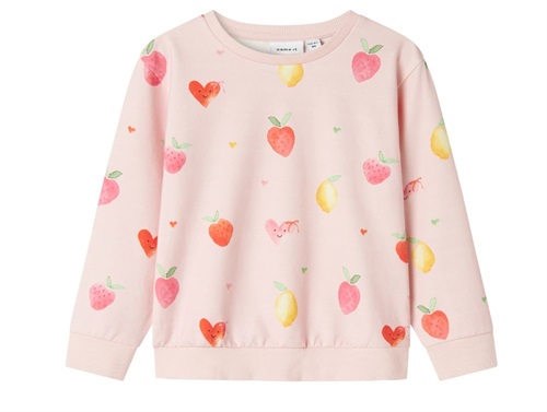 Name It sweatshirt pink frosting with strawberries