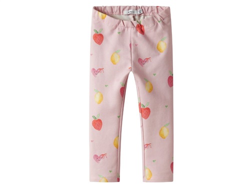 Name It sweat leggings pink frosting with strawberries
