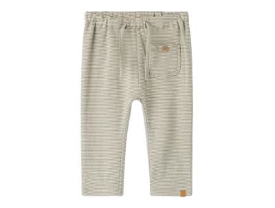 Lil' Atelier transitional jacket shitake with checks and teddy collar