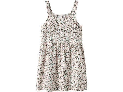 Name It dress white with floral print viscose