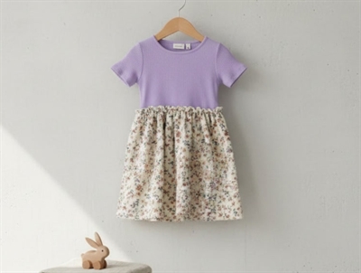 Name It purple rose floral dress
