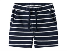 Name It shorts navy blazer with white stripes and drawstring  