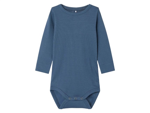 Name It vintage indigo ribbed bodysuit