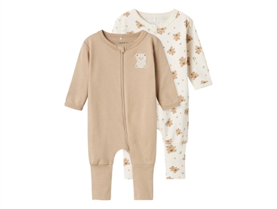Name It baby blue elephant bodysuit (3-pack)
