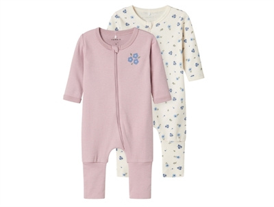 Name It baby blue elephant bodysuit (3-pack)