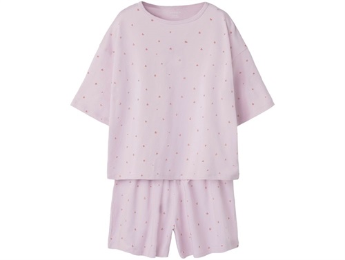 Name It night set winsome orchid with hearts