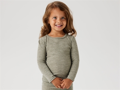 Name It blouse folkestone gray in rib and merino wool