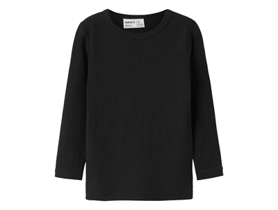 Name It blouse folkestone gray in rib and merino wool
