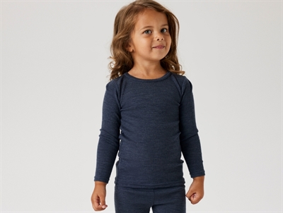 Name It blouse folkestone gray in rib and merino wool
