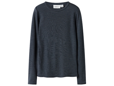 Name It blouse ombre blue with long sleeves in merino wool