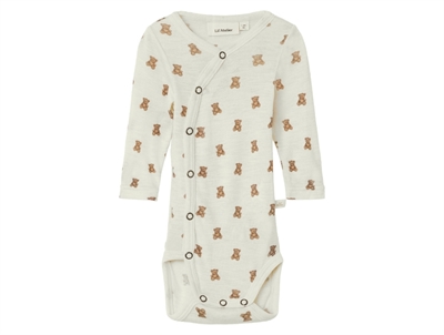 Lil Atelier sandshell printed leggings merino wool/modal