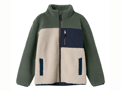 Name It teddy vest fog color-blocking