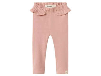 Lil' Atelier dress peach whip with swan print and frill sleeves  