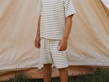Lil' Atelier dress peach whip with swan print and frill sleeves  