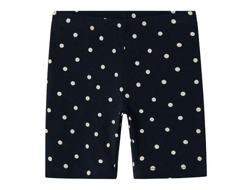 Name It bike shorts dark sapphire with dotted print  