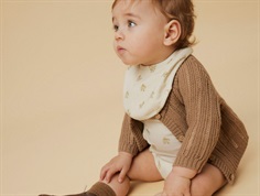 Lil Atelier turtledove rabbit bib (2-pack)