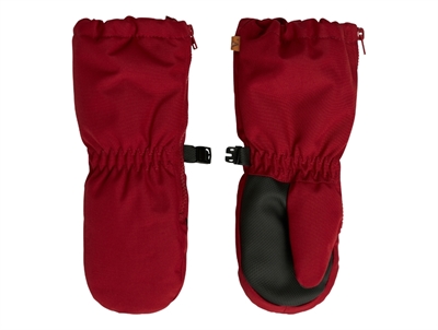 Lil' Atelier mittens red dahlia