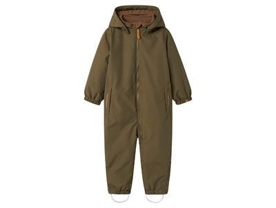 Lil' Atelier snowsuit sea turtle with fleece lining