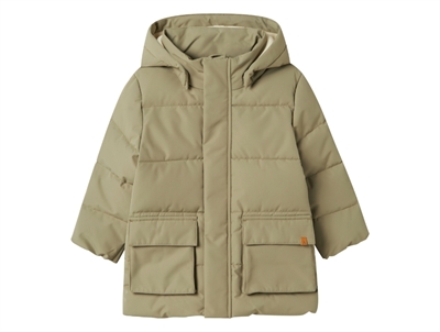 Lil' Atelier puffer jacket overland trek with detachable hood