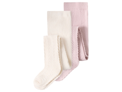 Name It tights pastel lavender mix cotton (2-pack)