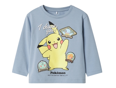 NAME IT MINI sweatshirt tradewinds with Pikachu all-over print