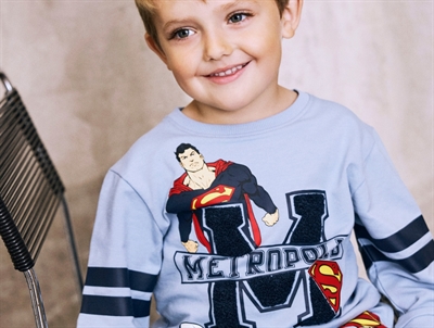 Name It sweatshirt navy blazer with Christmas print