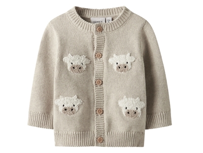 Name It peyote melange striped knit cardigan
