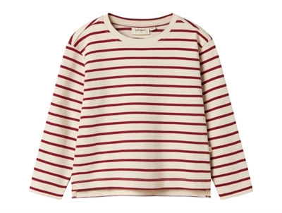 Lil' Atelier knit sweater misty rose with textured knit