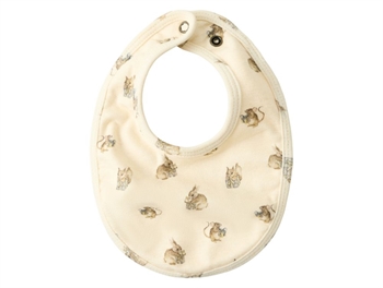 Lil Atelier turtledove rabbit bib (2-pack)