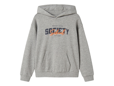 Name It grey melange Brooklyn half-zip sweatshirt