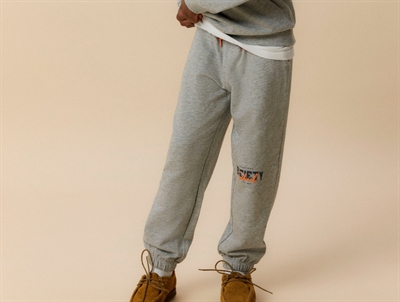 Name It sweatpants dark grey melange with badge