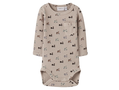 Name It arctic dusk melange rib body