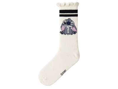 Name It socks white with Stitch motif