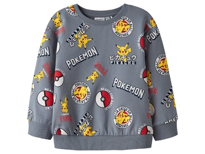 Name It sweatshirt grey melange Pokemon