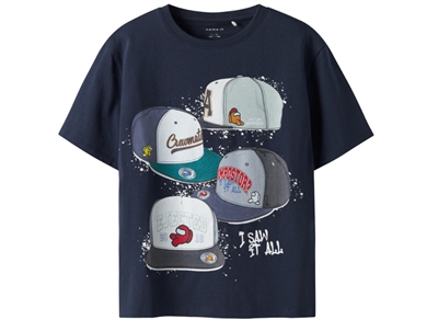 Name It t-shirt dark sapphire with Pokémon print