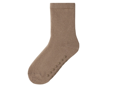 Lil Atelier turtledove/forest fog striped socks cotton (2-pack)  