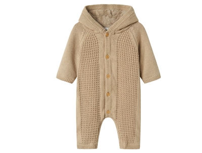 Name It knitted pramsuit island fossil with hood