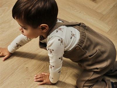 Lil Atelier shitake sweat overalls