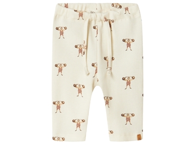 Lil' Atelier trousers turtledove with weightlifter print
