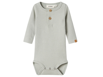 Lil' Atelier BABY body murmur with stripes and buttons