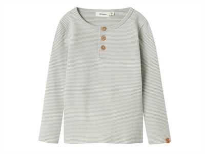Lil' Atelier knit sweater ancient water with buttons on the shoulder