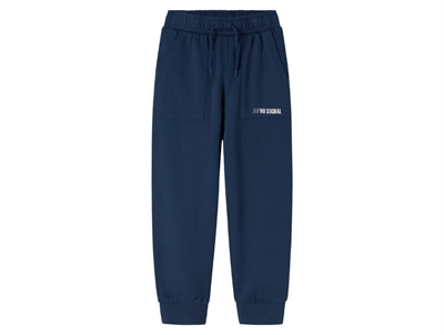 Name It sweatpants black with wide legs and slit