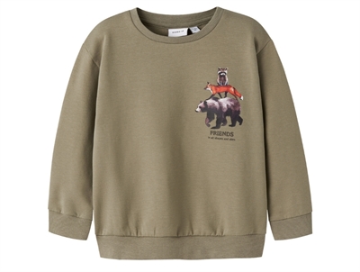 Name It subdued blue/unicorn sweatshirt