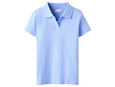 Name It polo shirt serenity with rib texture  