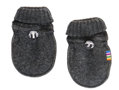 Joha coke melange mittens merino wool  